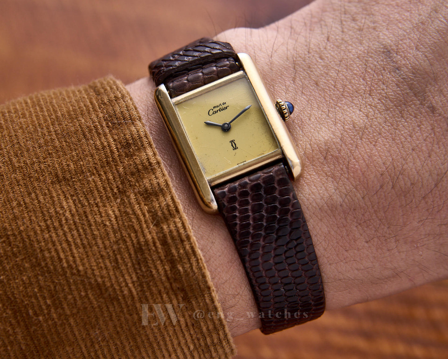 Cartier Tank Vermeil Must of Cartier