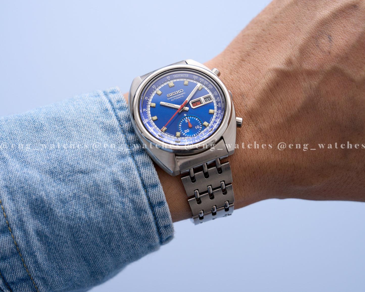 Seiko Chronograph 6139-6012 "Electric Blue"