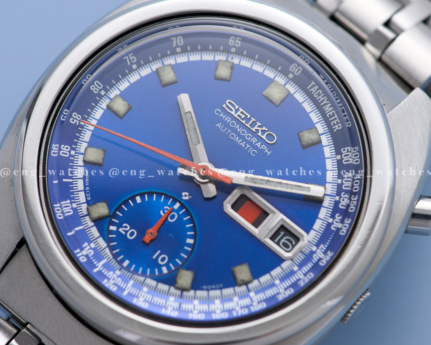 Seiko Chronograph 6139-6012 "Electric Blue"