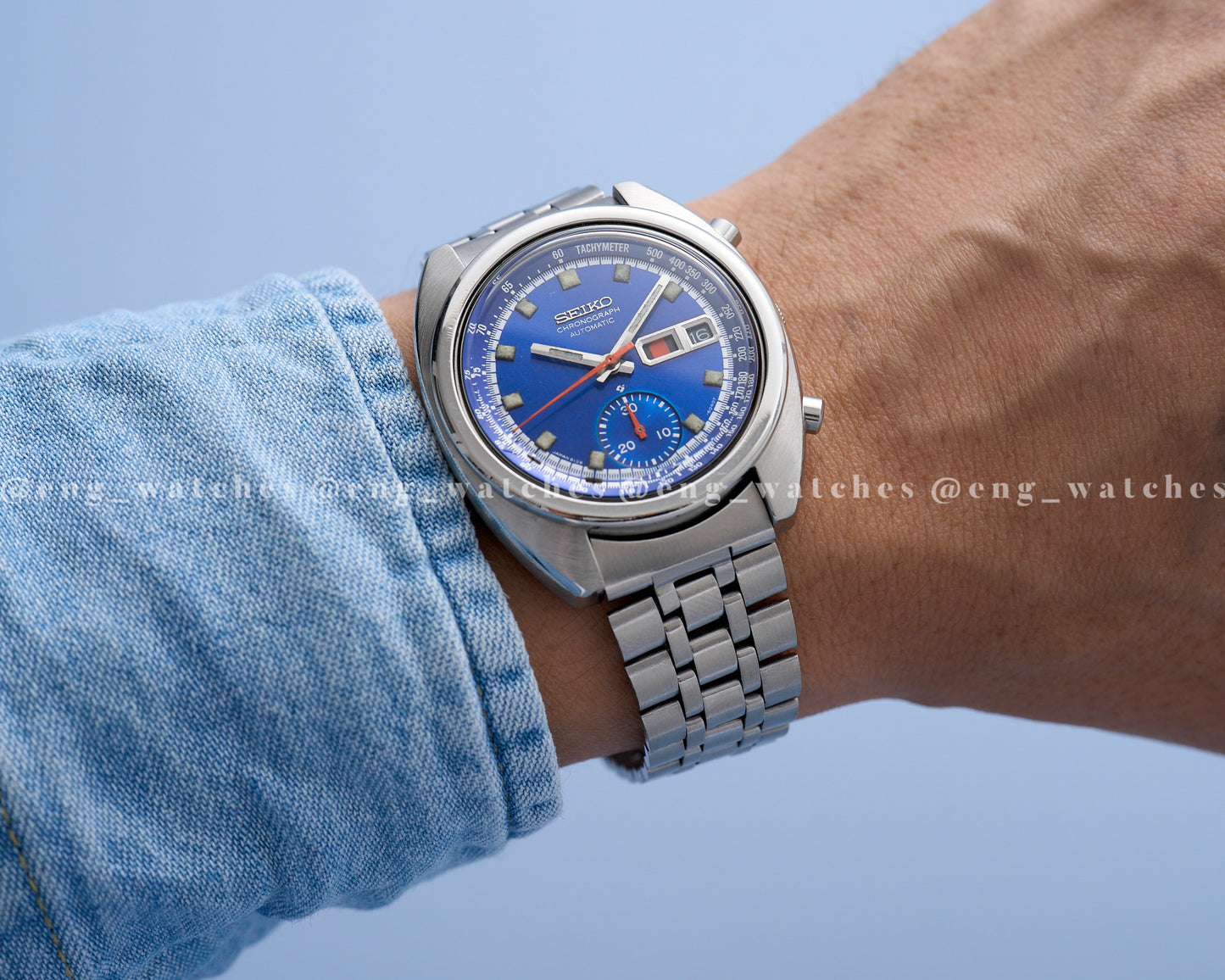 Seiko Chronograph 6139-6012 "Electric Blue"