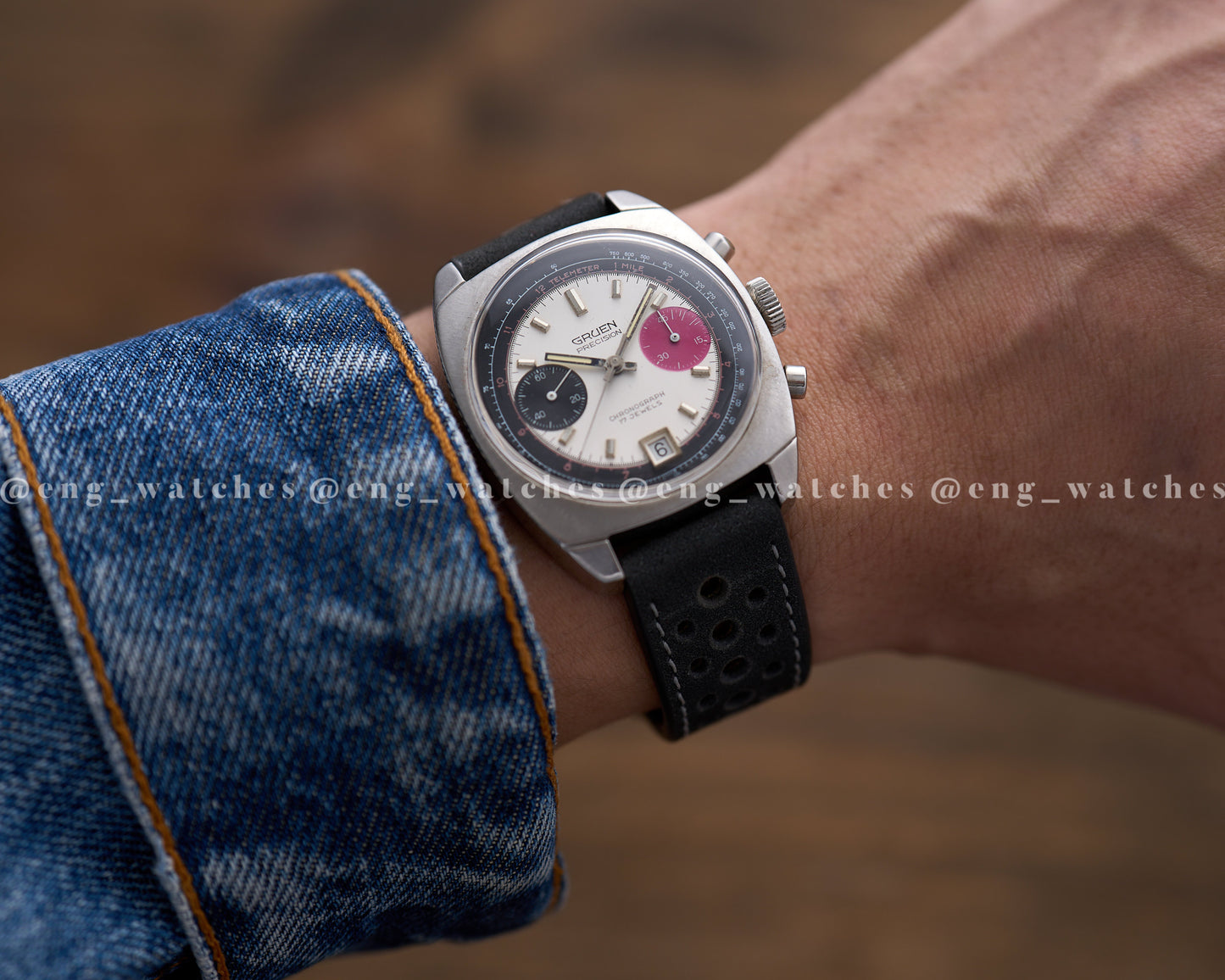 Gruen Precision Chronograph - Valjoux 7734