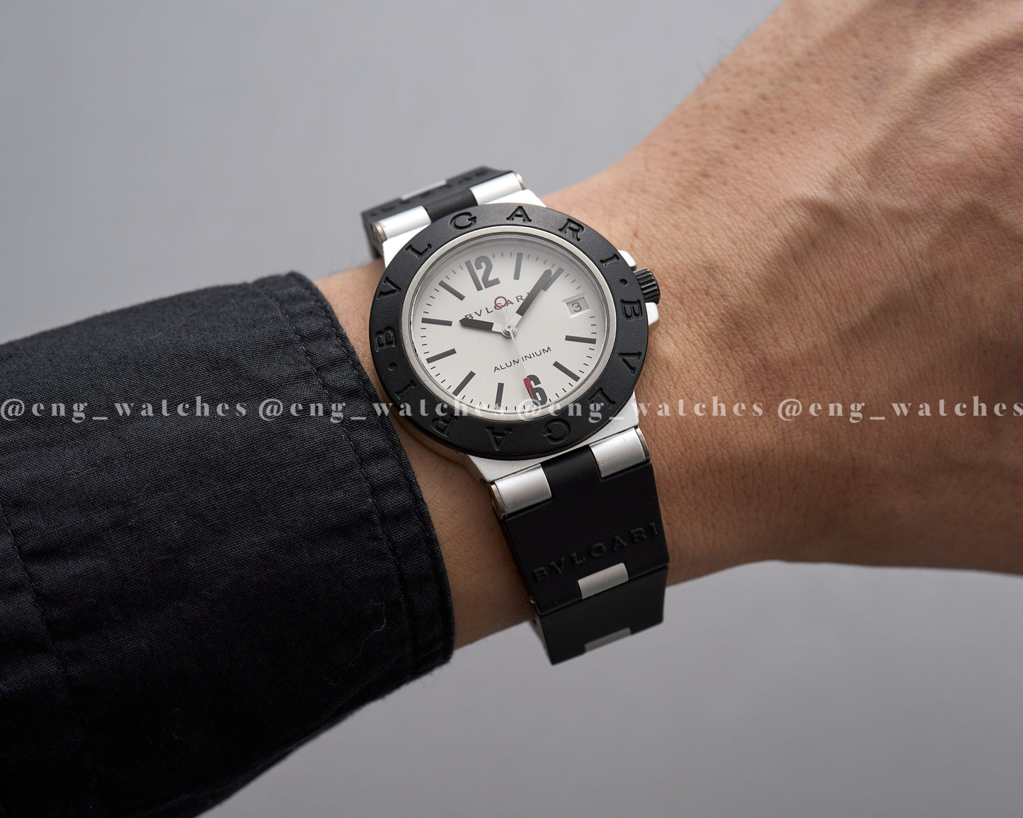 BVLGARI DIAGONO ALUMINIUM 38