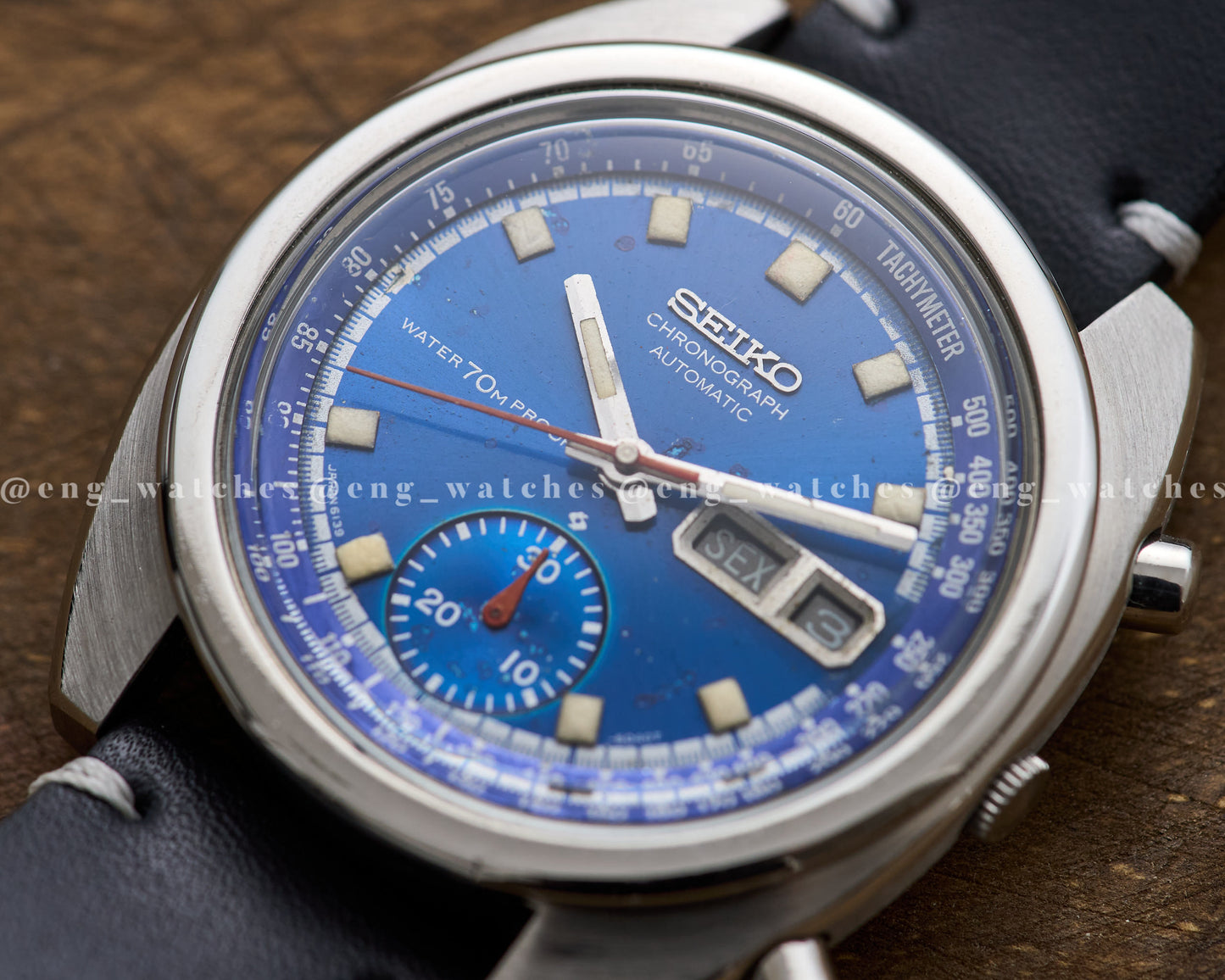 Seiko Chronograph 6139-6010 "Electric Blue"