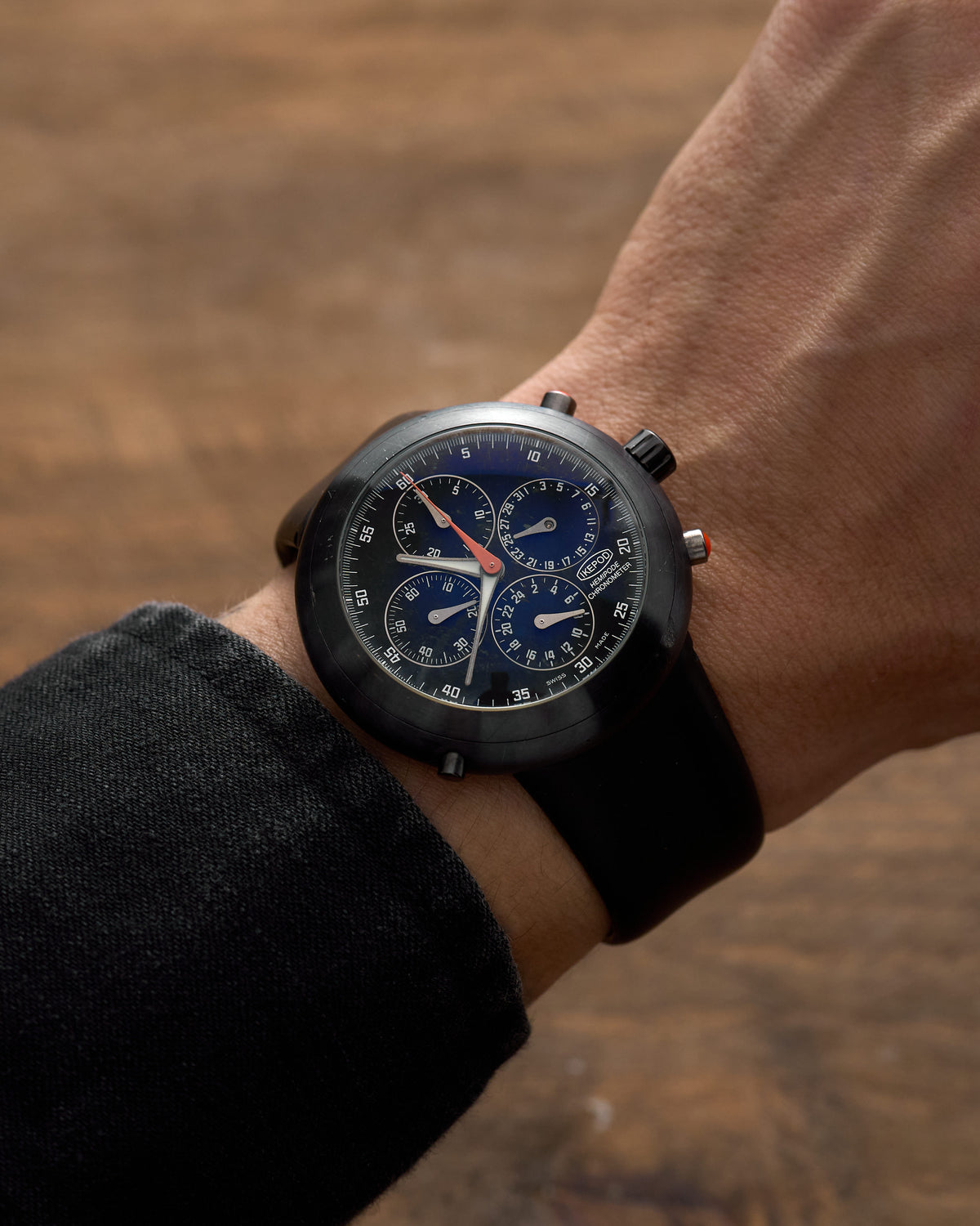 Ikepod Hemipode H01 GMT Chronograph PVD by Marc Newson - Limited Edition