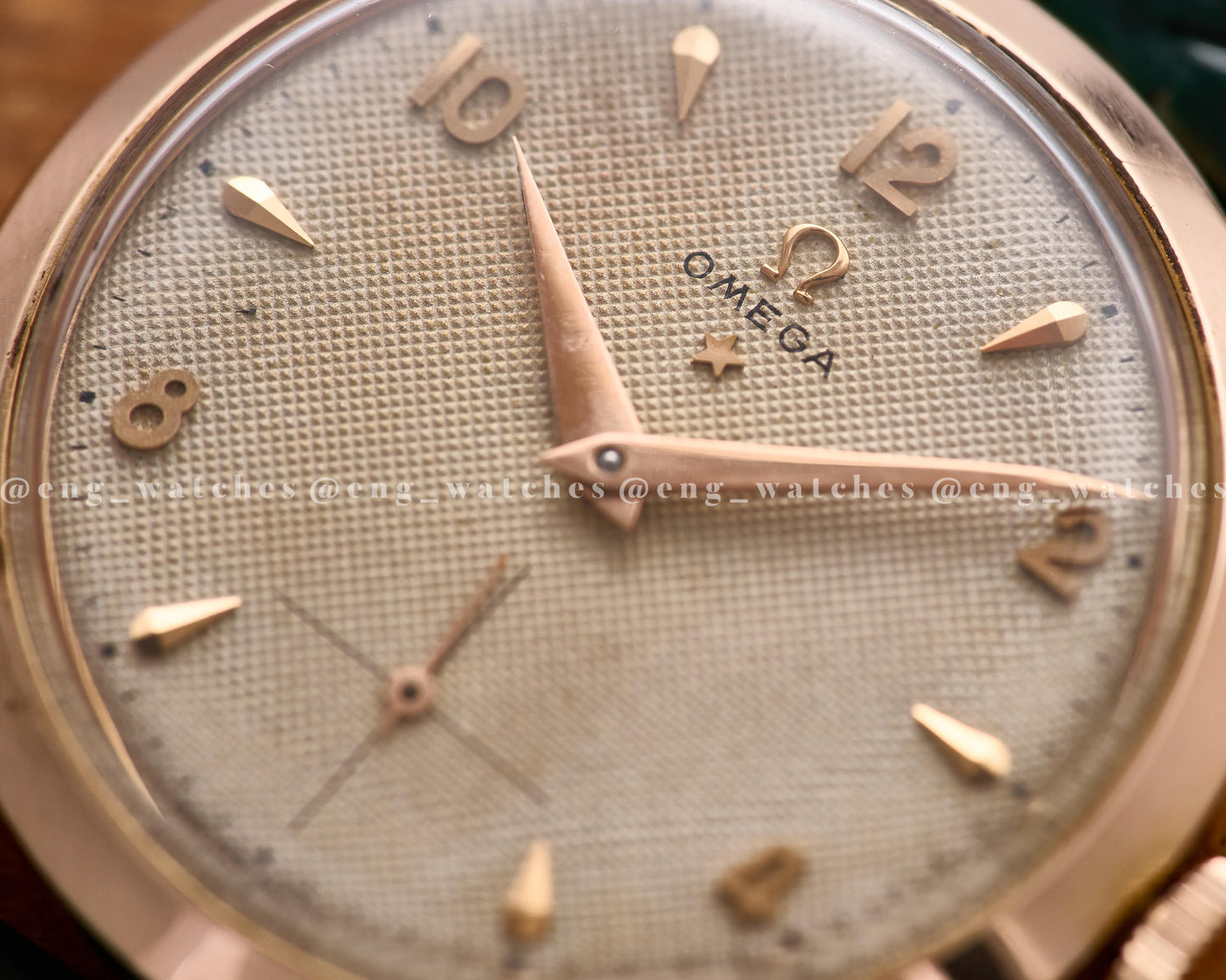 Omega "Honeycomb Star" 18k Gold