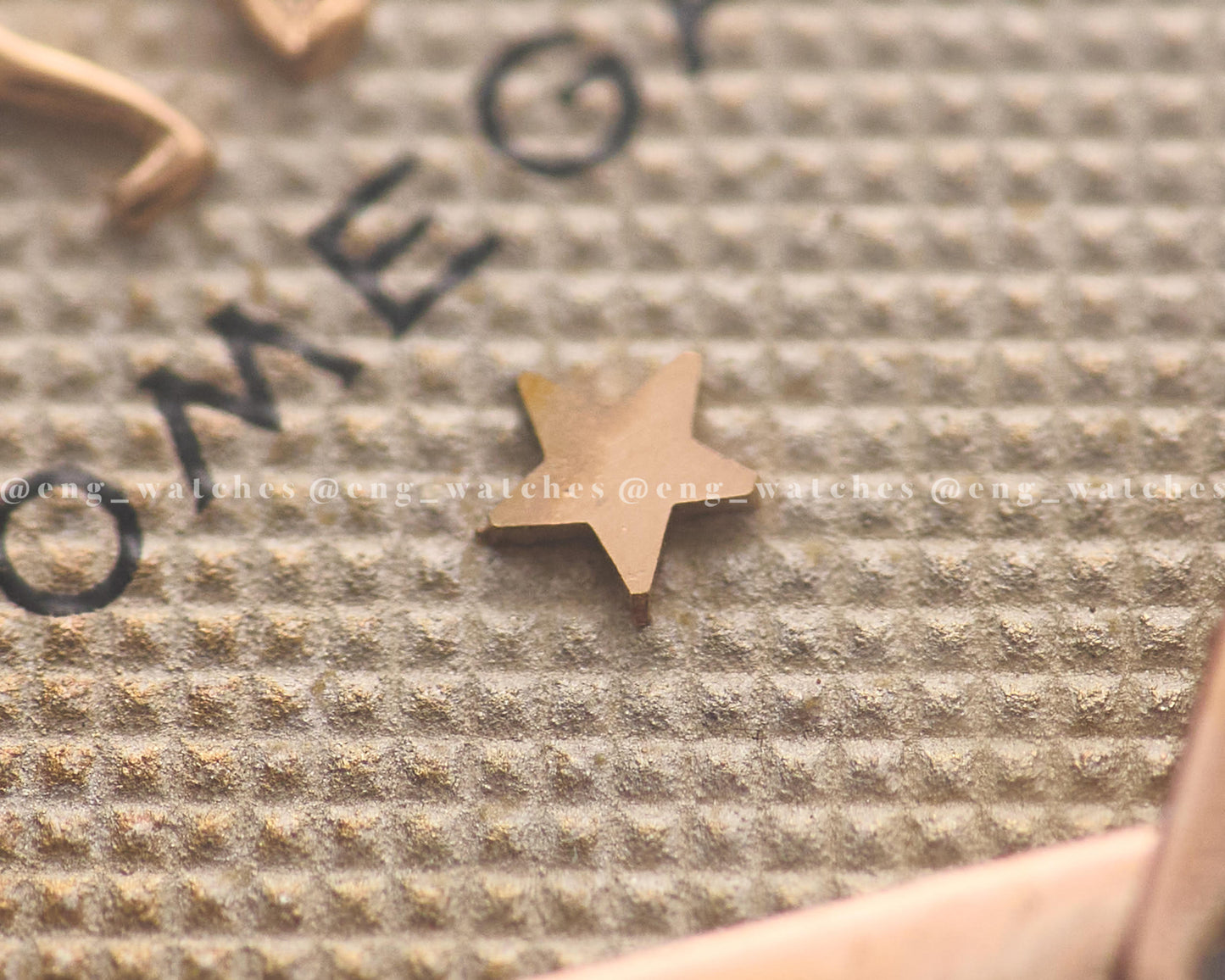 Omega "Honeycomb Star" 18k Gold