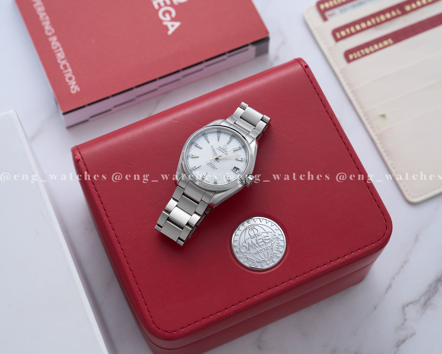 Omega Seamaster aqua Terra "Mother of Pearl"