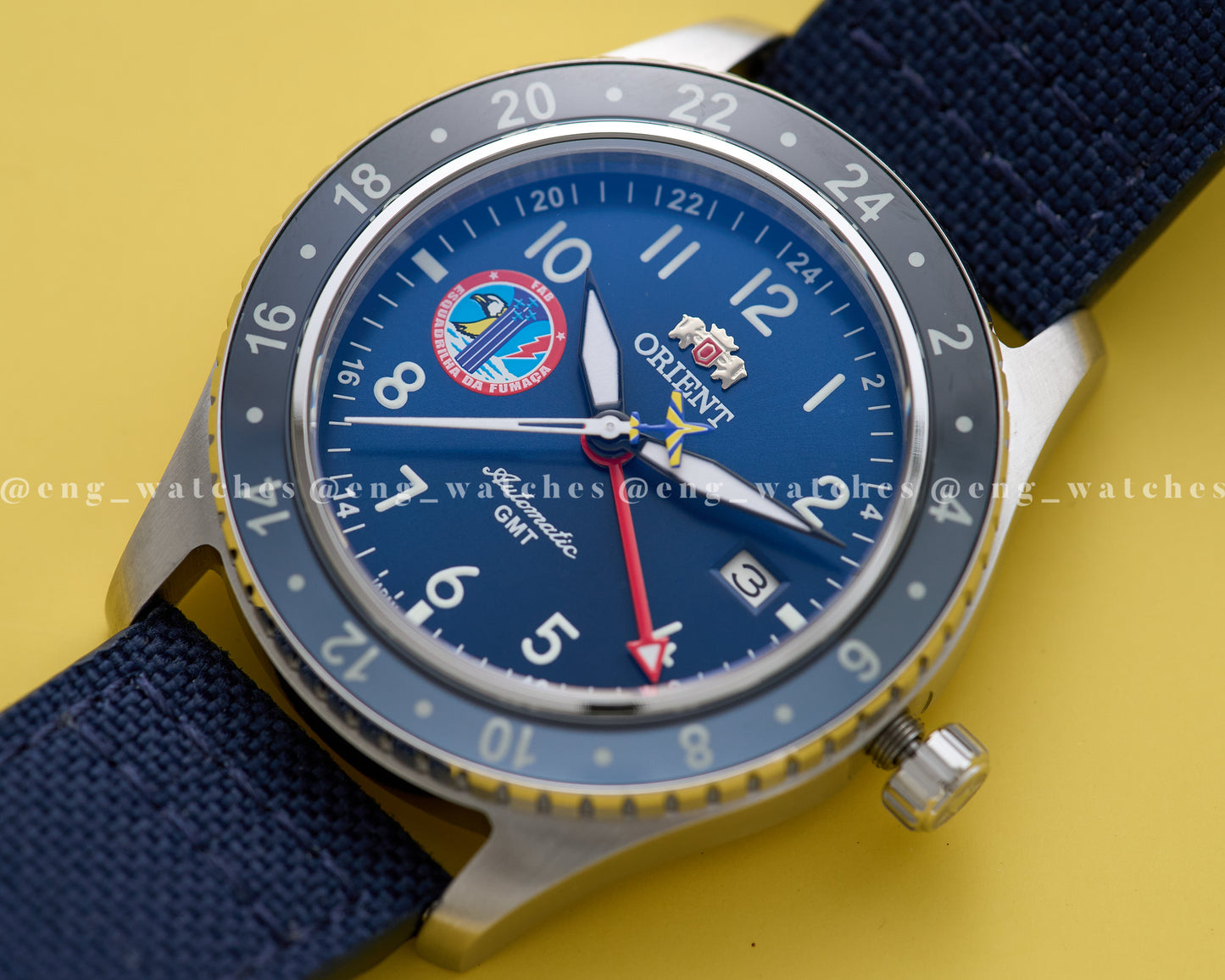 Orient FAB III GMT - Esquadrilha da Fumaça - Anjos (Ed. Limitada)
