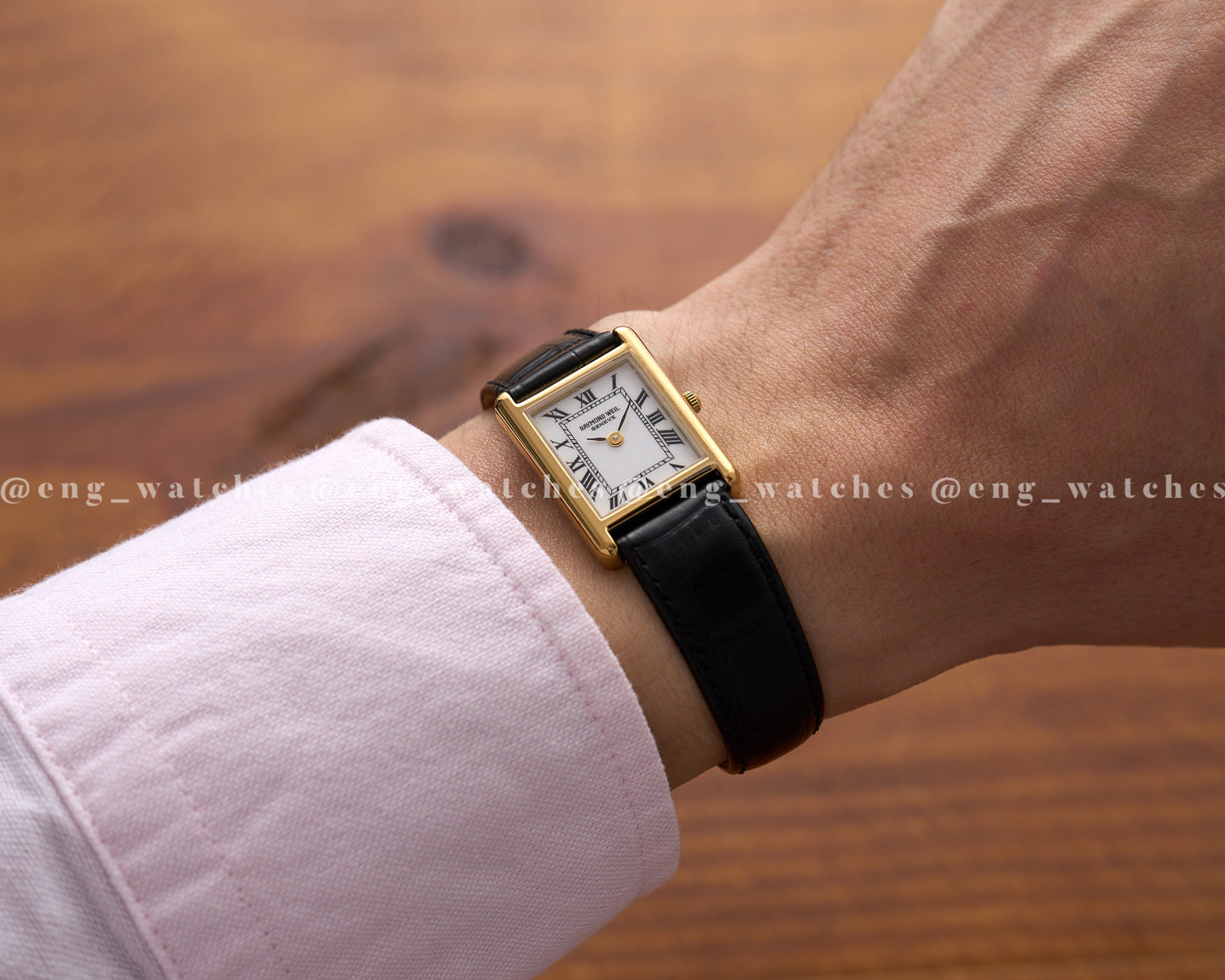 Raymond Weil "Tank" Gold Electroplated (feminino)