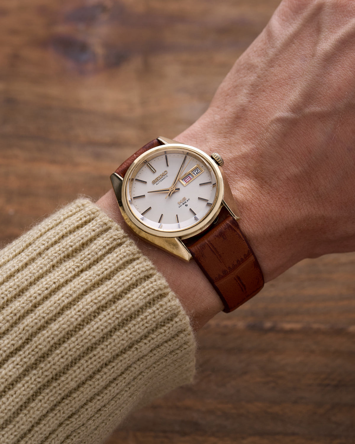 Seiko "56KS" 5626-7110 King Seiko "Gold Cap"