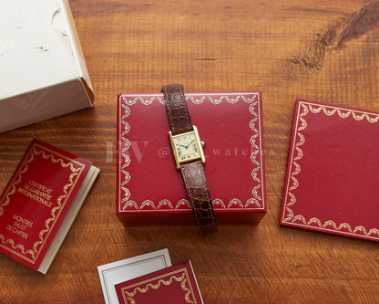 Cartier Must De Cartier Tank Vermeil