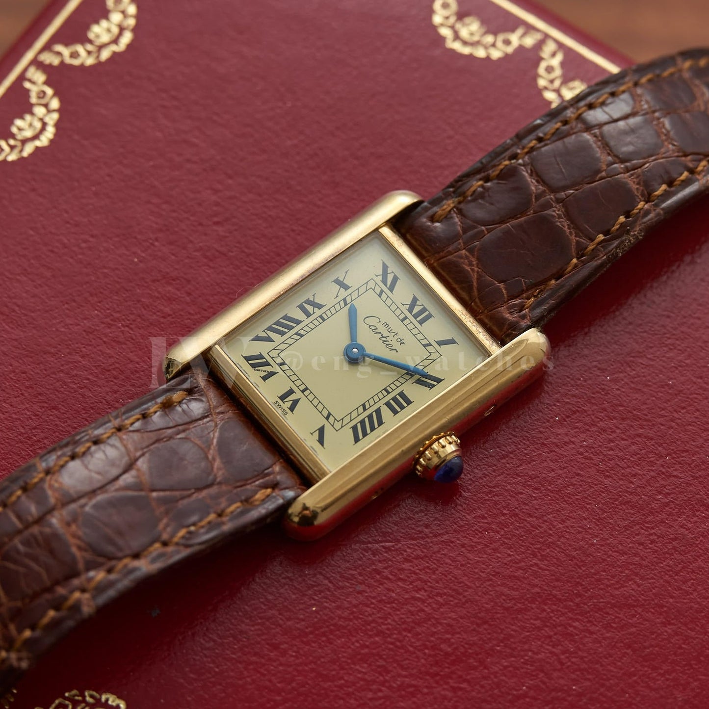 Cartier Must De Cartier Tank Vermeil