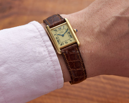 Cartier Must De Cartier Tank Vermeil