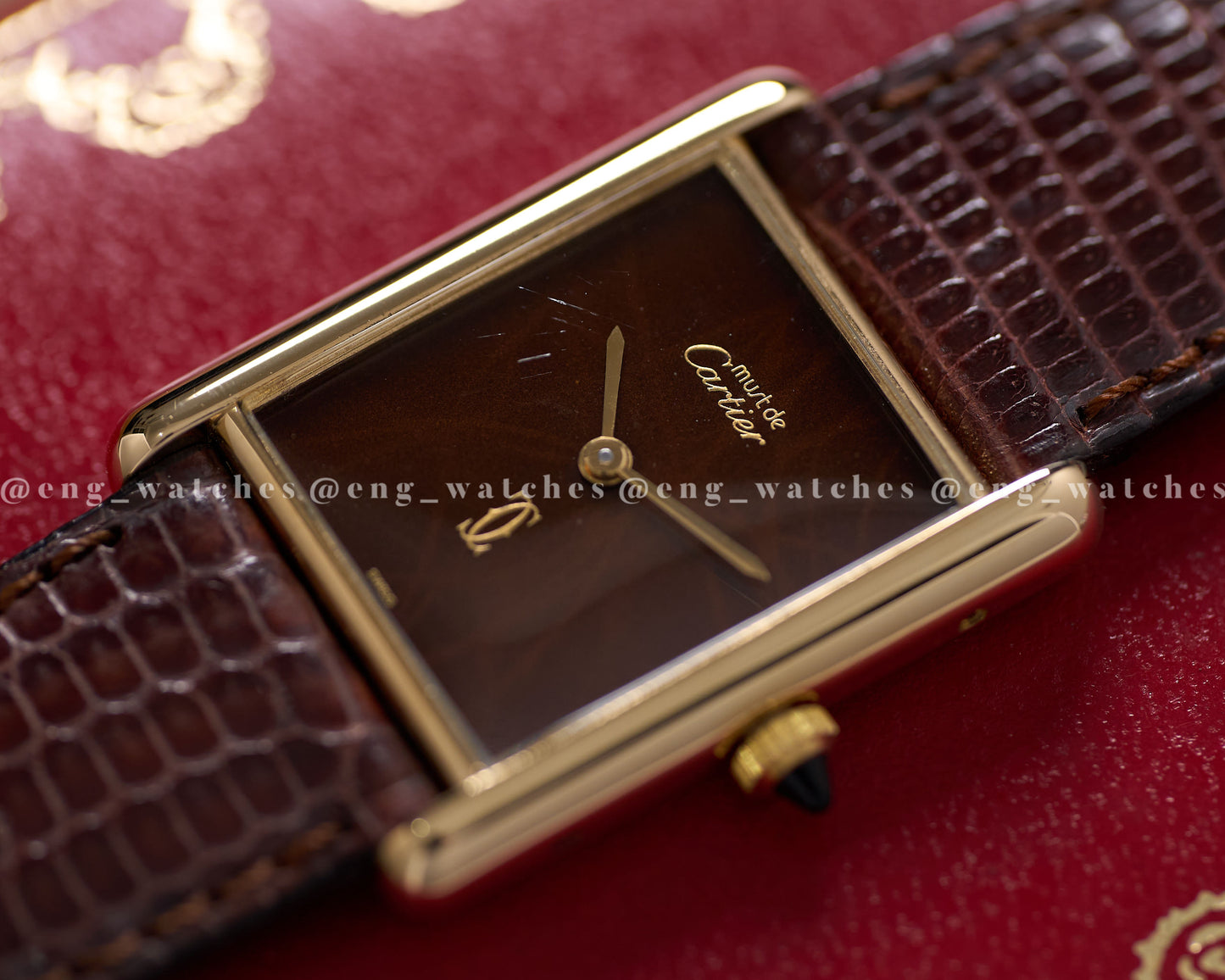 Cartier Must of Cartier Tank Vermeil