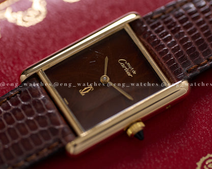 Cartier Must of Cartier Tank Vermeil
