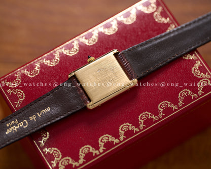 Cartier Must of Cartier Tank Vermeil
