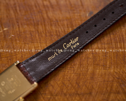 Cartier Must of Cartier Tank Vermeil