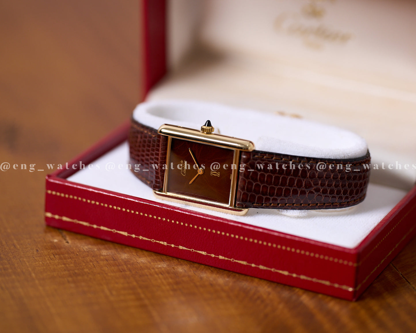 Cartier Must of Cartier Tank Vermeil