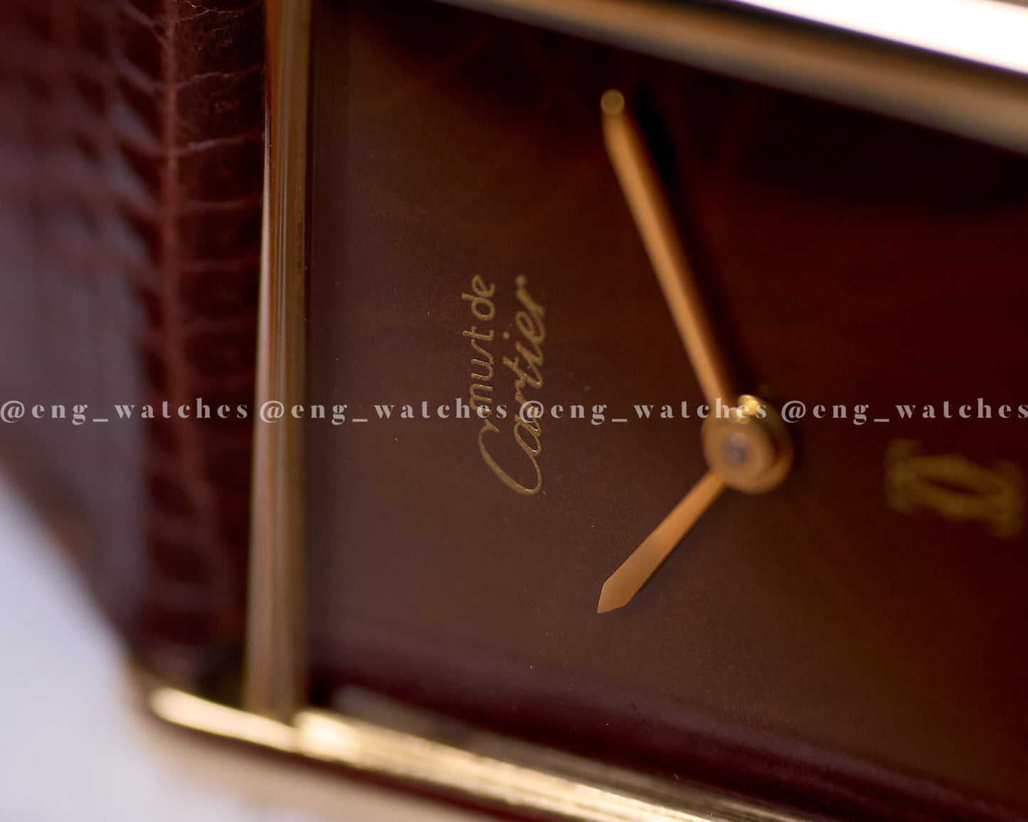 Cartier Must of Cartier Tank Vermeil