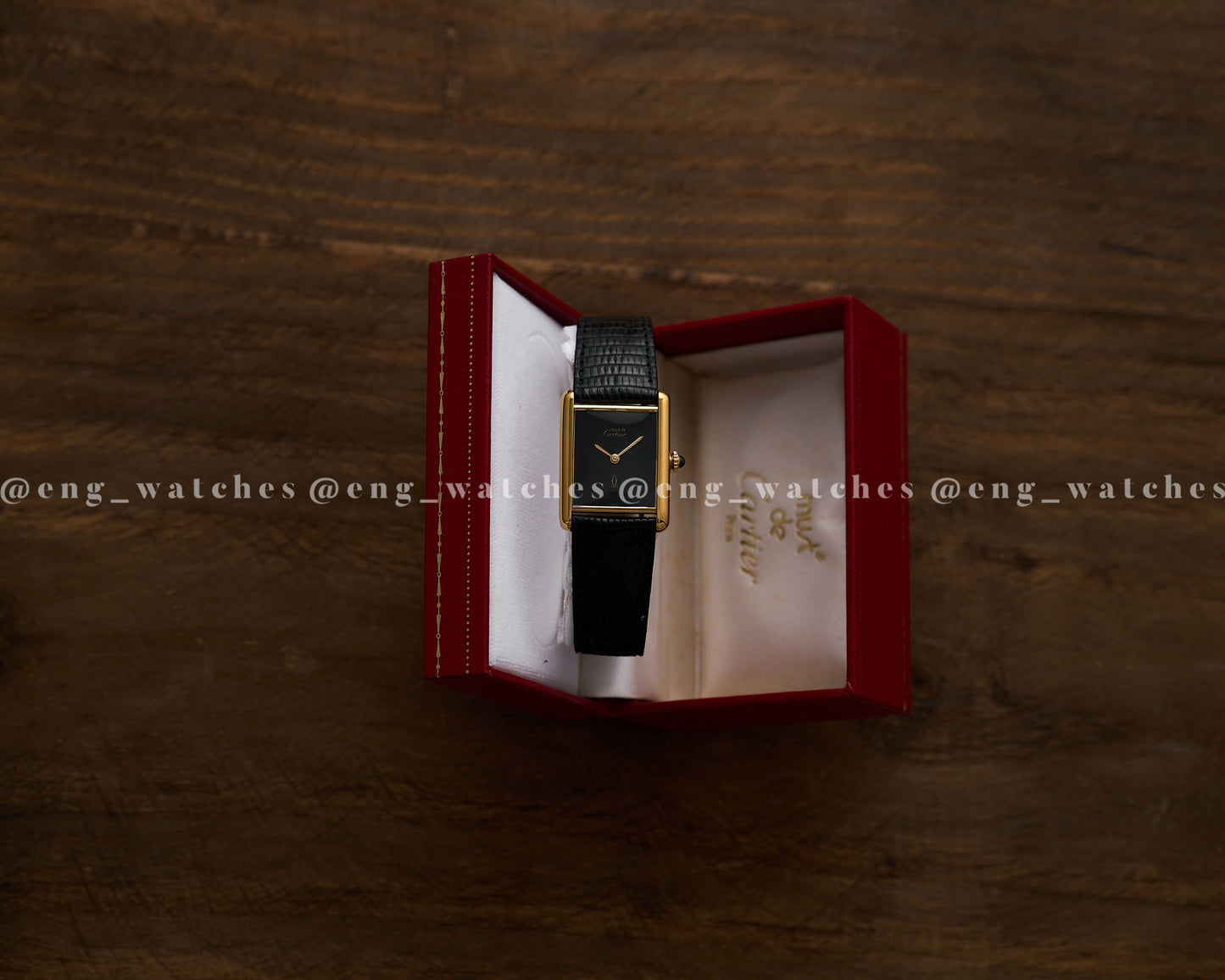 Cartier Tank Must de Cartier "Black Lacquer Dial"