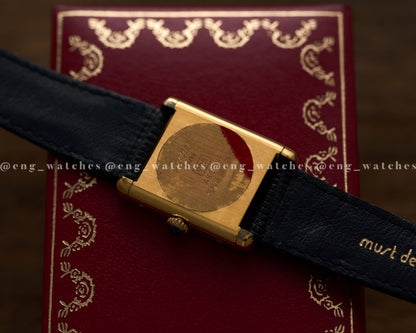 Cartier Tank Must de Cartier "Black Lacquer Dial"
