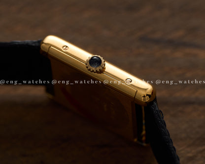 Cartier Tank Must de Cartier "Black Lacquer Dial"