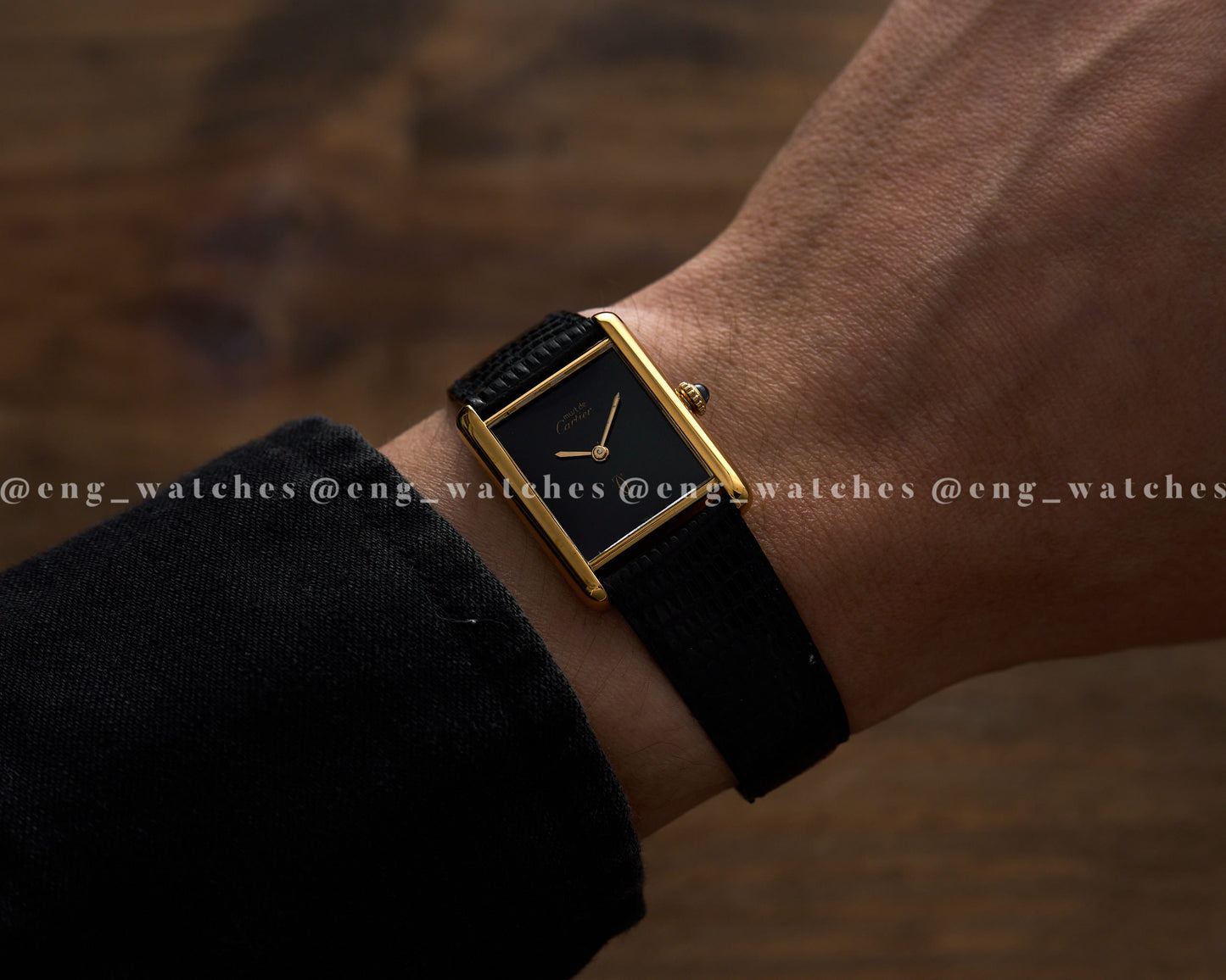Cartier Tank Must de Cartier "Black Lacquer Dial"