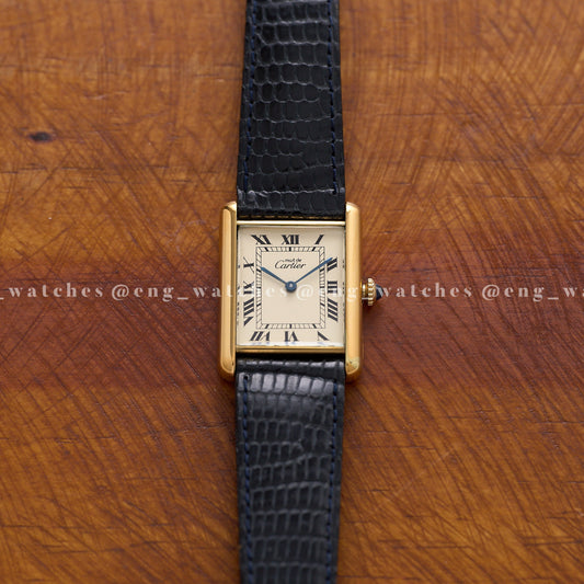 Cartier Must of Cartier Tank Vermeil
