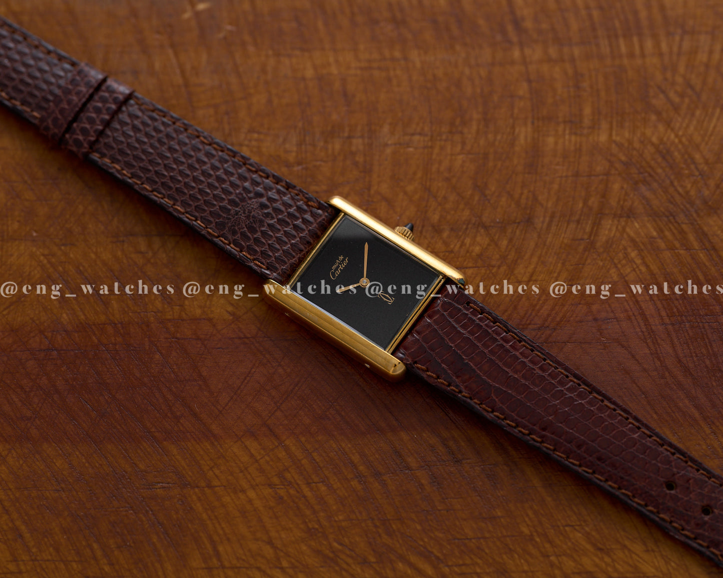 Cartier Must of Cartier Tank Vermeil
