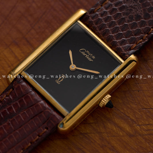 Cartier Must of Cartier Tank Vermeil