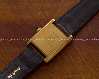Cartier Must of Cartier Tank Vermeil