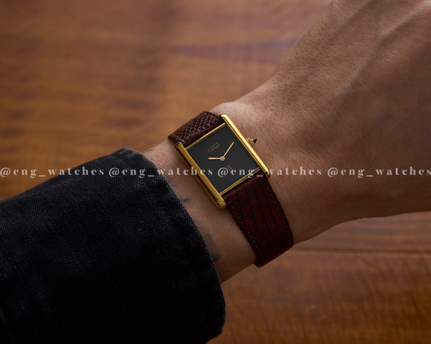 Cartier Must of Cartier Tank Vermeil