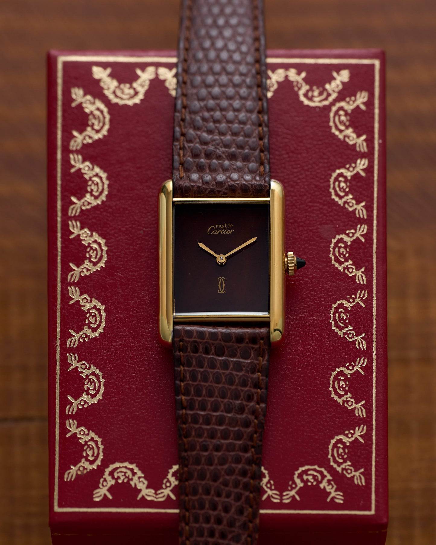 Cartier Tank Must de Cartier "Bordeaux"