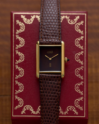 Cartier Tank Must de Cartier "Bordeaux"