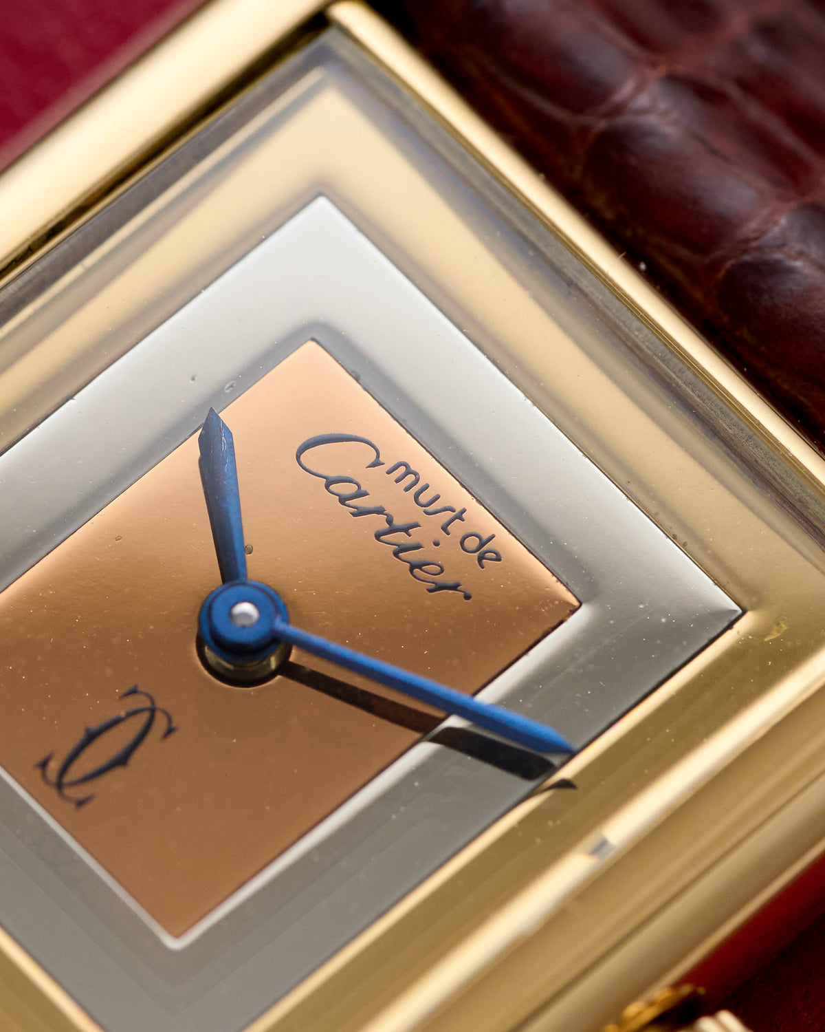 Cartier Must of Cartier Tank Vermeil