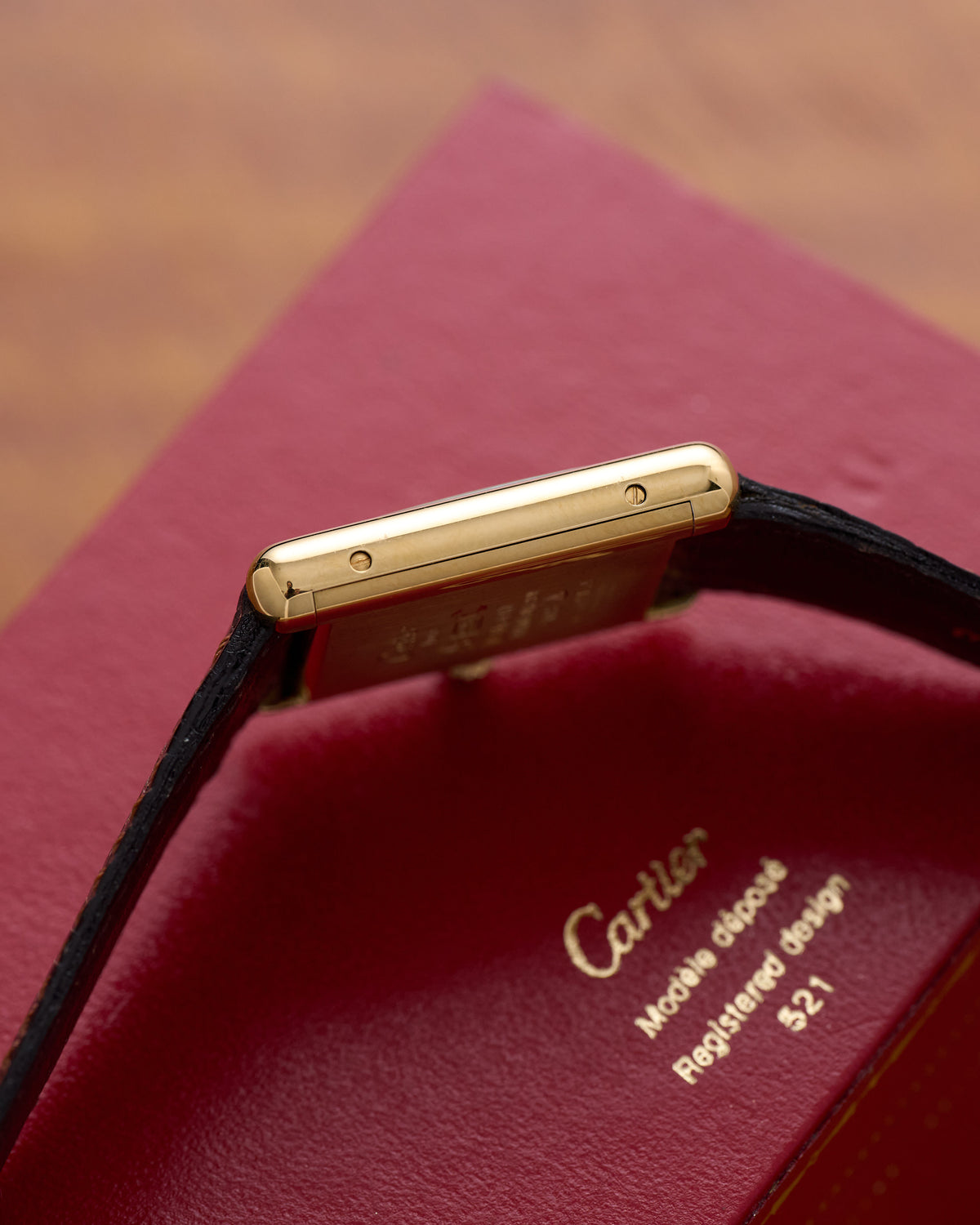 Cartier Must of Cartier Tank Vermeil