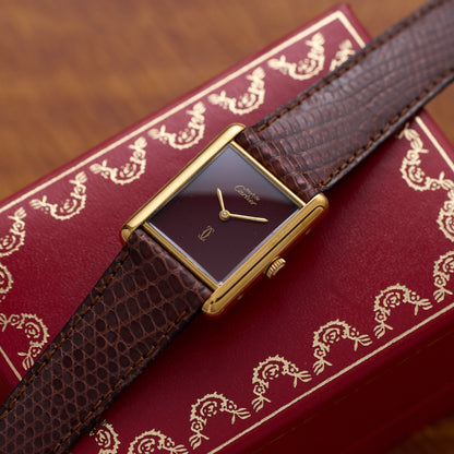 Cartier Must of Cartier Tank Vermeil