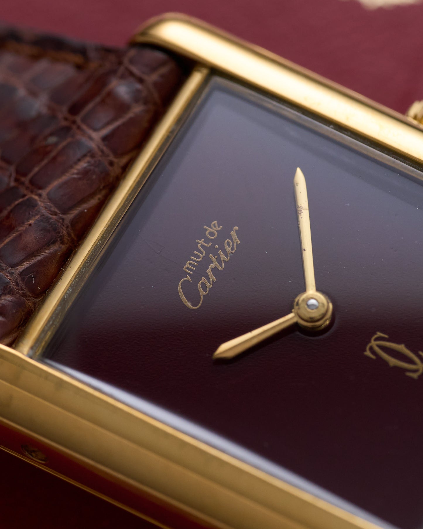 Cartier Must of Cartier Tank Vermeil