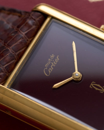Cartier Must of Cartier Tank Vermeil
