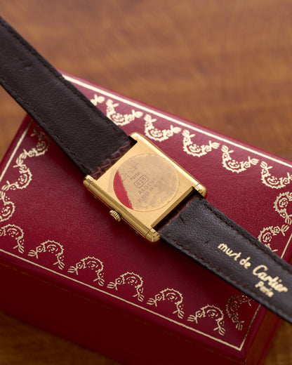 Cartier Must of Cartier Tank Vermeil