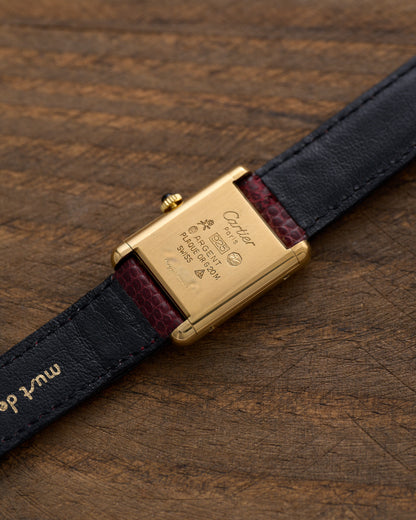 Cartier Tank Must de Cartier "Burgundy" - Petite Modèle