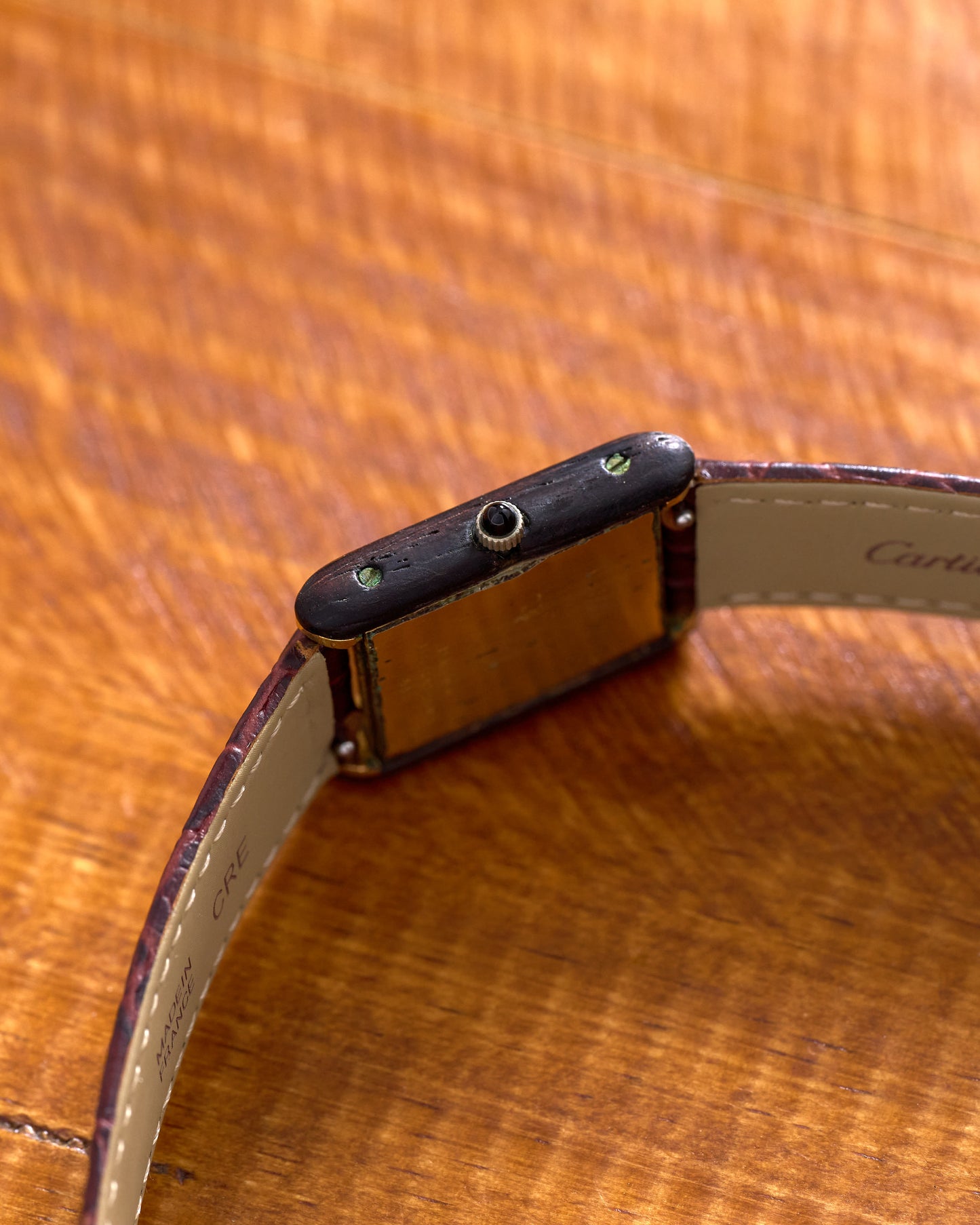 Cartier Tank "Palissandre de Rio" Brazilian Rosewood