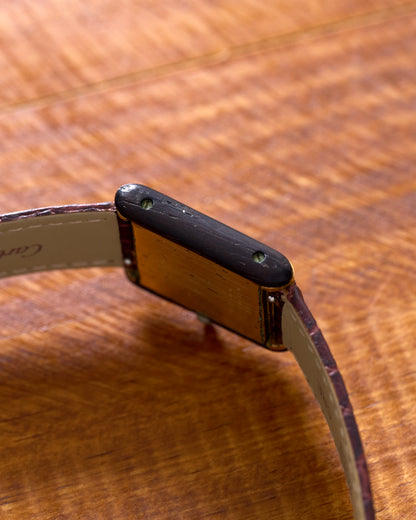 Cartier Tank "Palissandre de Rio" Brazilian Rosewood
