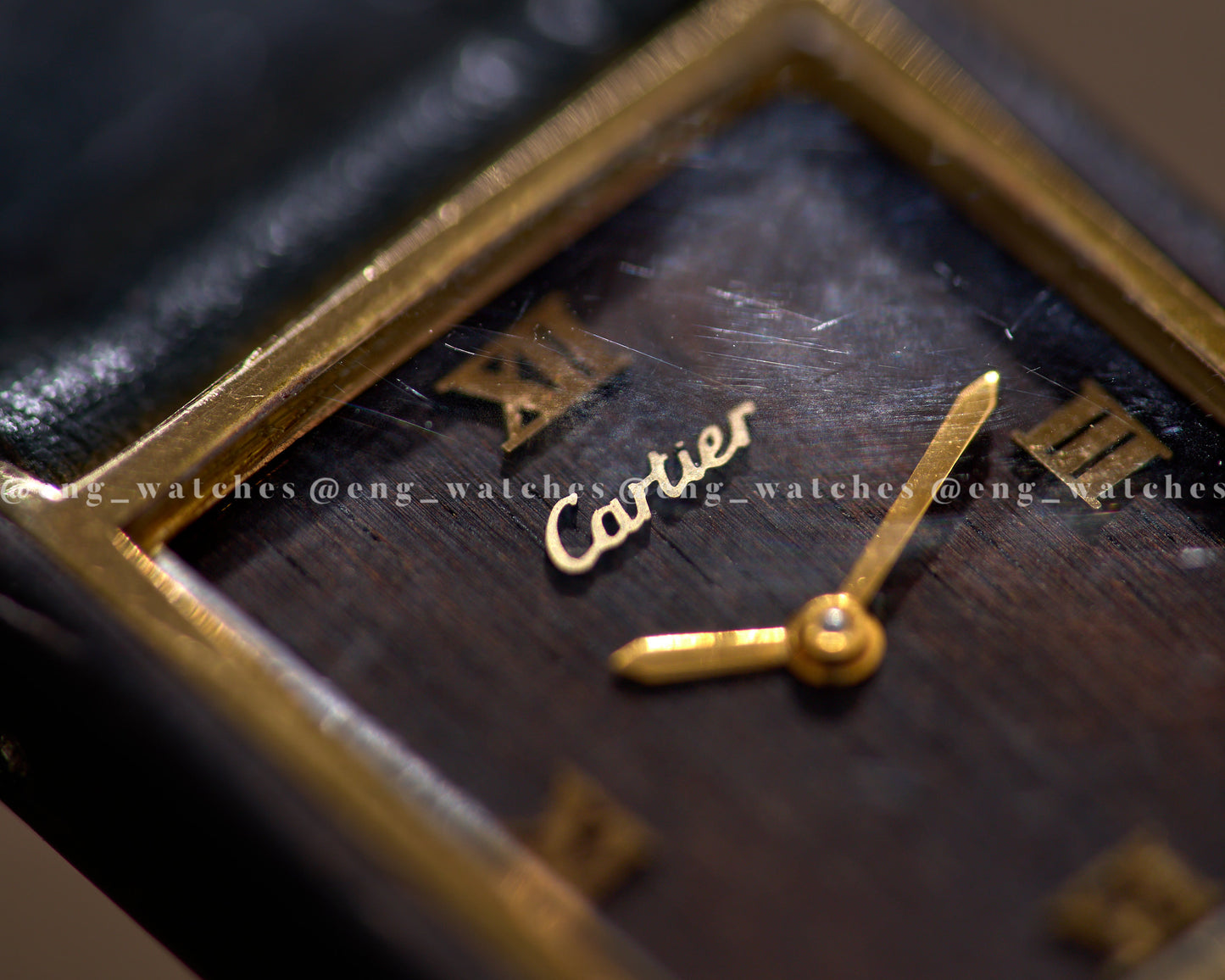 Cartier Tank Wood "Palissandre de Rio"