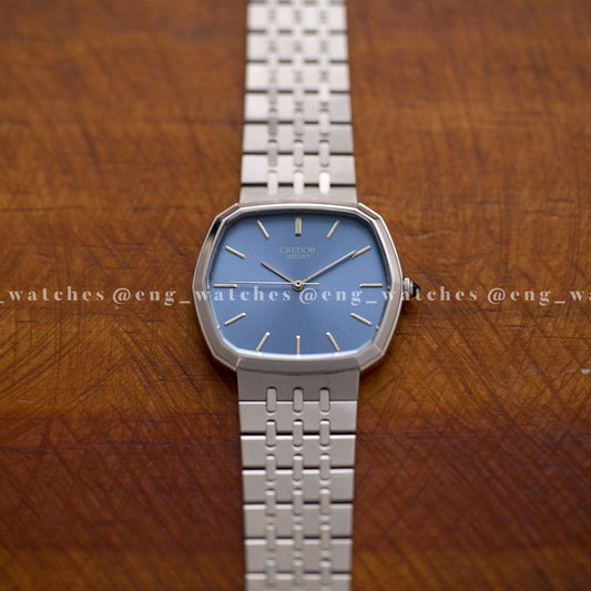 Credor Seiko "Hexagon" Blue dial