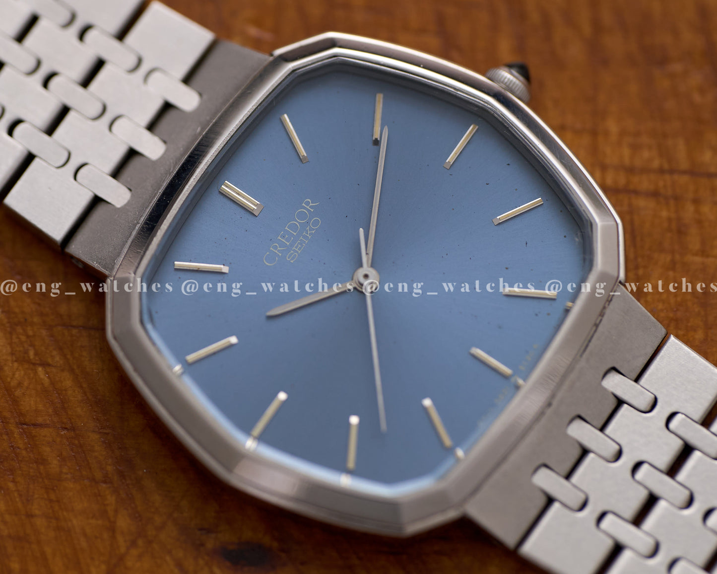Credor Seiko "Hexagon" Blue dial
