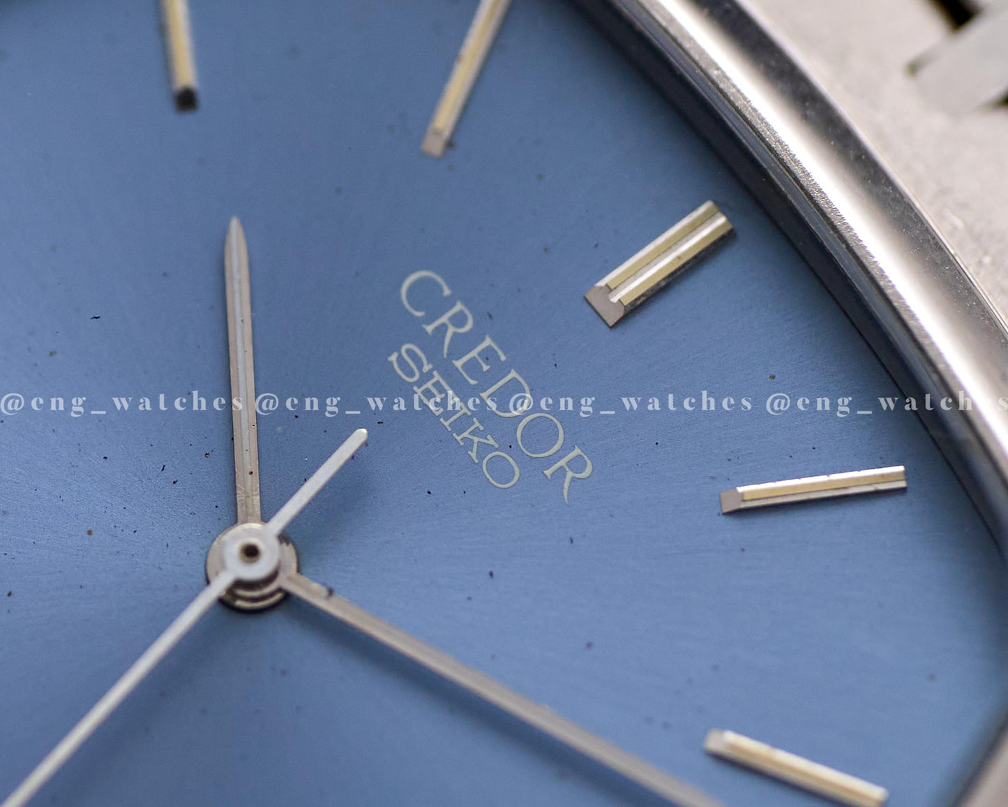Credor Seiko "Hexagon" Blue dial