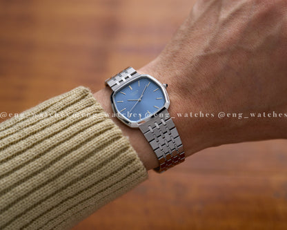 Credor Seiko "Hexagon" Blue dial