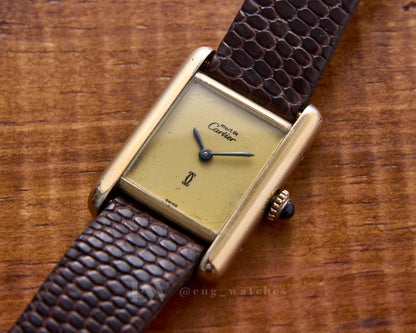 Cartier Tank Vermeil Must de Cartier