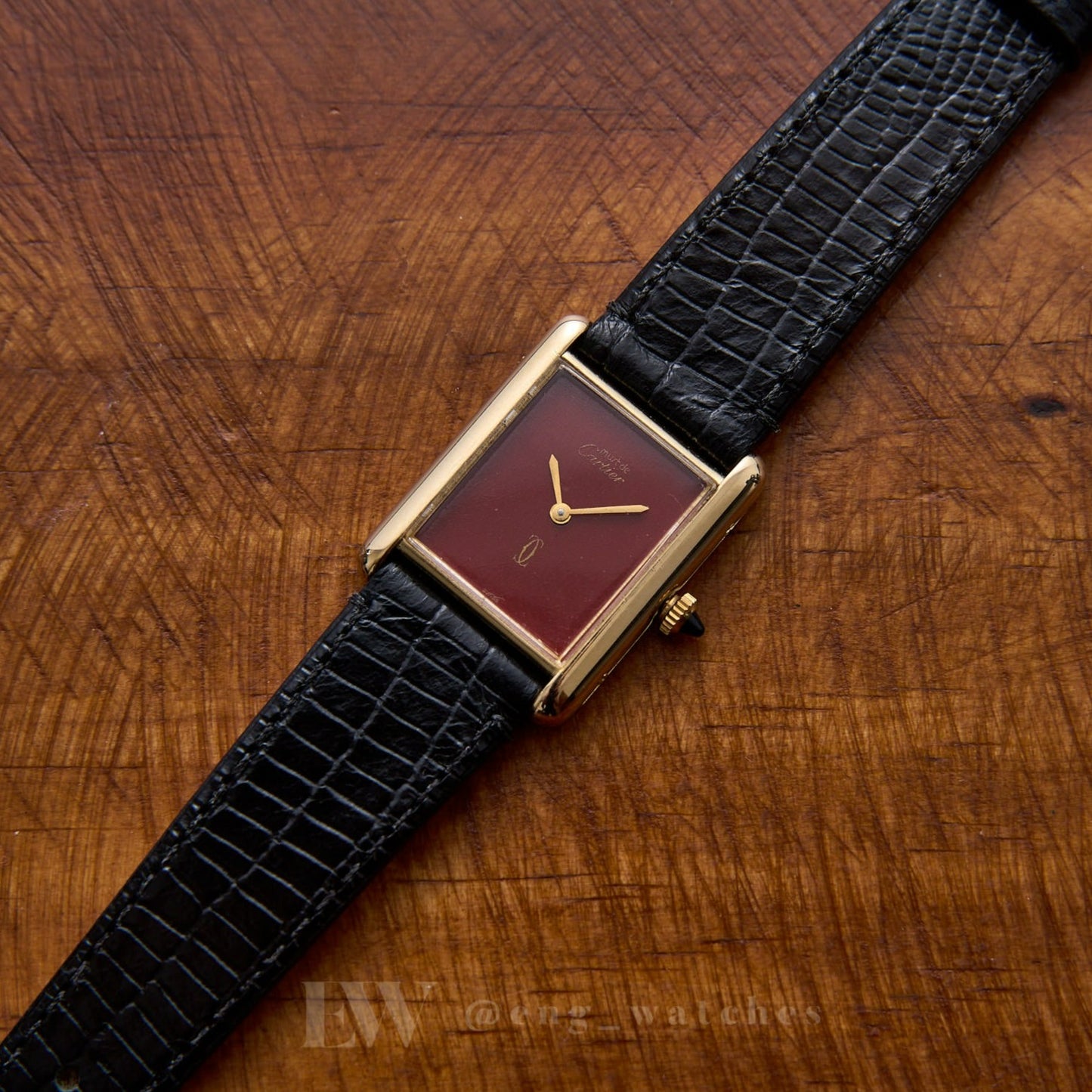 Cartier Must de Cartier Tank Vermeil